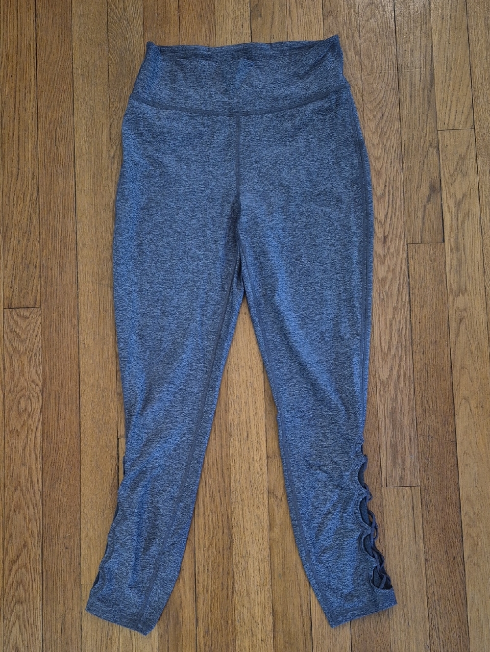 Lululemon Tied To It 7/8 Leggings In Gray
